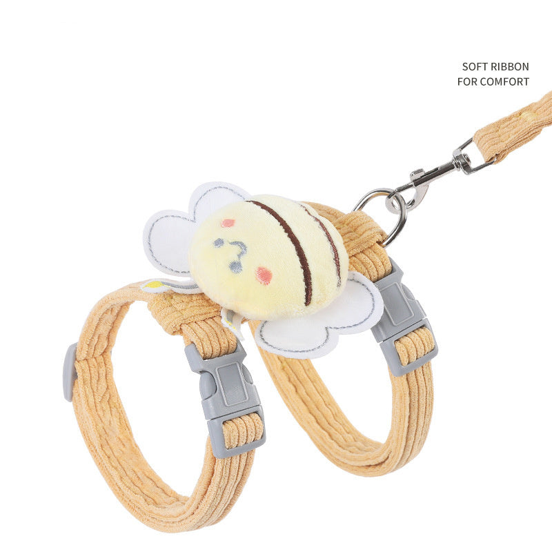 Cartoon Bee Pet Harness- Sale✨